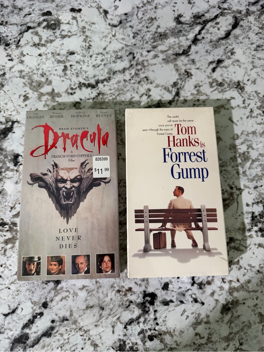 Dracula & Forrest Gump VHS SEALED